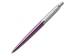 Шариковая ручка Parker "Jotter Victoria Violet Chrome CT", стержень:M, цвет чернил: blue в подарочной блистерной упаковке