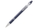 Kish шариковая ручка с серебристой отделкой - Темно - синий (синие чернила)