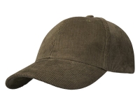 "Hutton" 6-панельная бейсболка из переработанного хлопка - Зеленый лесной