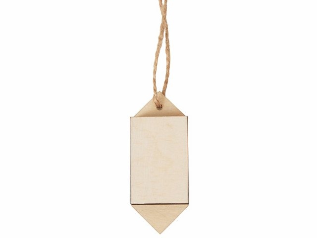 Ёлочная подвеска конфета из фанеры