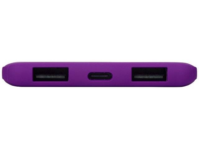 Портативное зарядное устройство «Reserve» с USB Type-C, 5000 mAh, фиолетовый