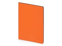Бизнес-тетрадь А5 "Pragmatic Contrast", 40 листов в клетку, оранжевый с темно-серым срезом