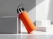 Бутылка для воды "Bottle C1", сталь, soft touch, 600 мл, оранжевый