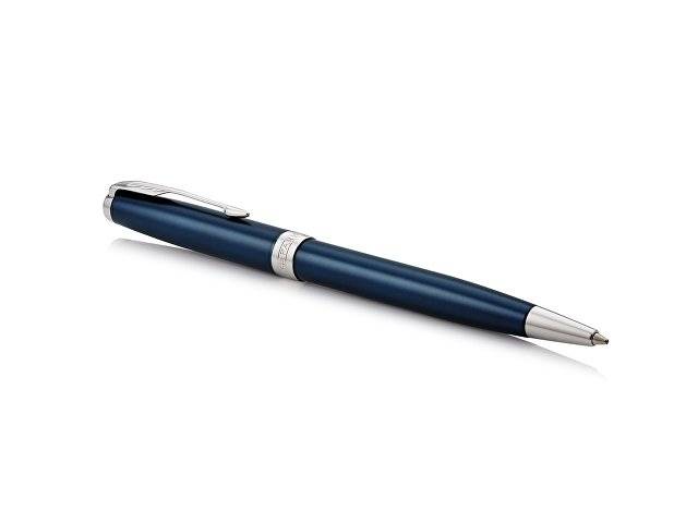 Ручка шариковая «Parker Sonnet Core Subtle Blue CT», синий/серебристый