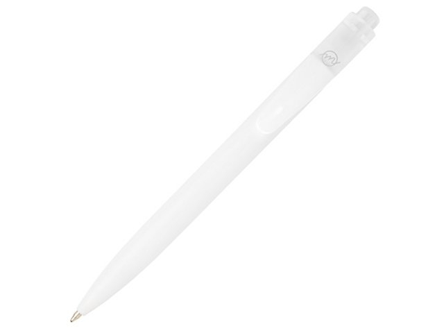 Шариковая ручка Thalaasa из океанического пластика, белый прозрачный/белый