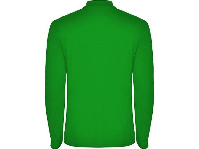 Рубашка поло "Estrella" мужская с длинным рукавом, травянисто-зеленый