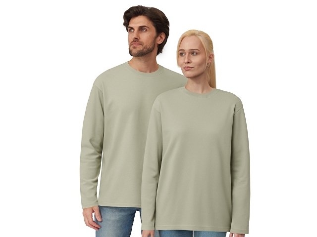 Лонгслив оверсайз «Berlin» унисекс, оливковый