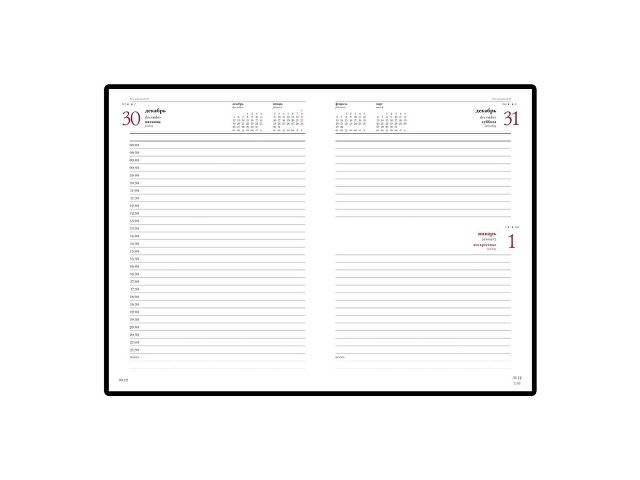 Ежедневник А5 датированный «Velvet» 2026, оранжевый