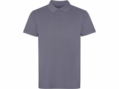 Рубашка поло «Cobain» унисекс, серо-голубой выстиранный