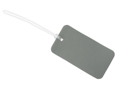 Багажная бирка «Favor» на силиконовой петле, серый