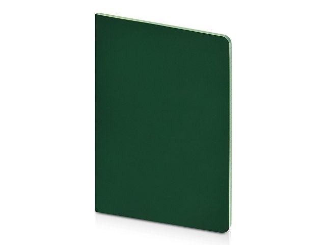 Бизнес-тетрадь А5 "Pragmatic Contrast", 40 листов в клетку, темно-зеленый с салатовым срезом