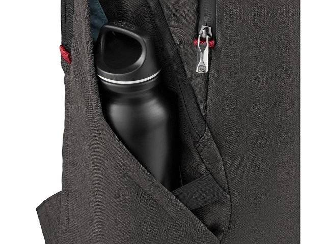 Рюкзак WENGER MX Light 16”, серый, 100% полиэстер, 31х20х44 см, 21 л