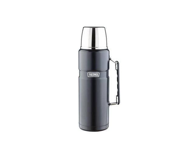 Термос со стальной колбой тм THERMOS SK2020 Matte Black King Stainless Steel Vacuum Flask. 2.0L, черный