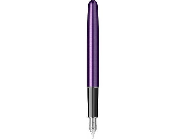 Перьевая ручка Parker Sonnet Essentials Violet SB Steel CT, перо: F, цвет чернил black, в подарочной упаковке.