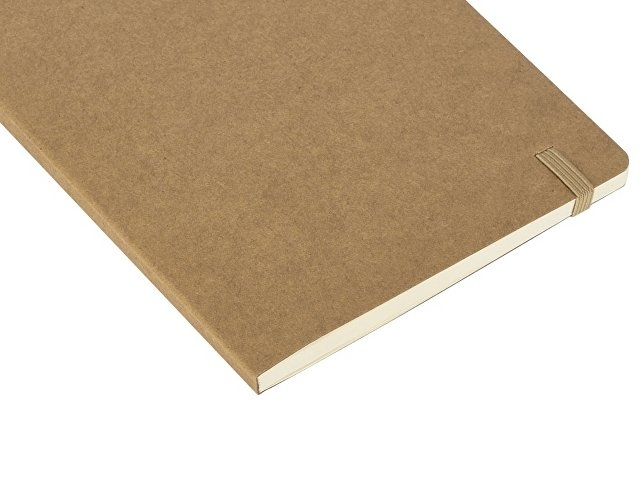 Блокнот "Sevilia Soft", гибкая обложка из крафта A5, 80 листов, крафтовый/бежевый