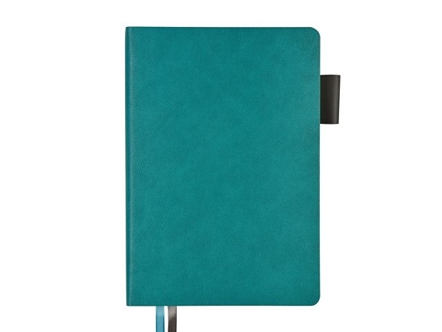 Ежедневник А5 датированный "Boston" 2026, морская волна с серым обрезом