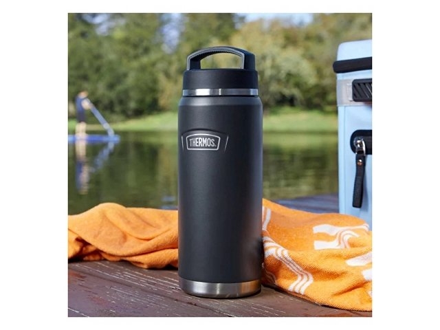 Термос из нерж. стали тм THERMOS IS-212 GT 1.2L, темно-серый