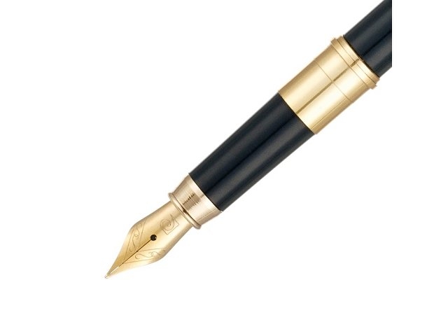 Ручка 2 в 1 шариковая и перьевая Pierre Cardin COMBI PEN, цвет - черный. Упаковка Е