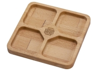 Менажница квадратная "Snacks" (гравировка)