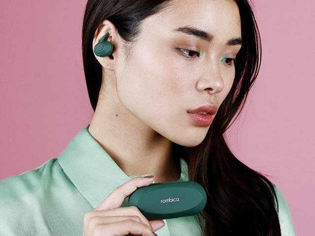 Наушники Rombica MySound Shark - Green / TWS