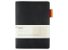 Ежедневник недатированный А5 "Boston", черный (оранжевый обрез)