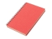 Блокнот на спирали в картонной обложке с переработанной бумагой "Mania", красный