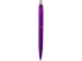 Пластиковая шариковая ручка"Vivid" с покрытием металлик, фиолетовый