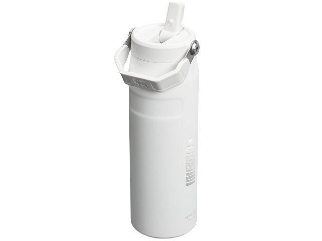 Бутылка для воды объемом 700 мл с откидной трубочкой Stanley IceFlow™ 2.0 - Frosted white
