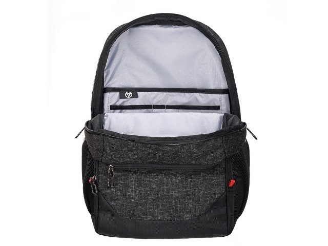 Рюкзак TORBER XPLOR с отделением для ноутбука 15.6", черн/сер меланж, полиэстер, 44х30,5х14 см, 19 л