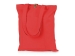 Сумка Clip из хлопка 340 г/м2 с застежкой из экокожи, красный