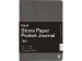 Карманная записная книжка-блокнот с мягкой обложкой Karst формата A6, листы без линования, slate gr