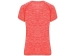 Спортивная футболка женская "Austin", меланжевый неоновый коралловый