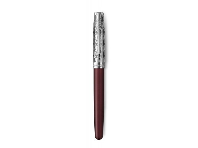 Перьевая ручка Parker Sonnet Premium Refresh RED CT, перо 18K, толщина F, цвет чернил black, в подарочной упаковке