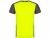 Спортивная футболка "Zolder" мужская, неоновый желтый/черный меланж