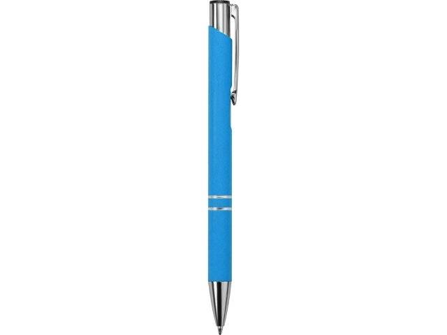 Ручка металлическая шариковая "Legend Gum" софт-тач, голубой