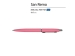 Ручка металлическая шариковая "San Remo", софт-тач, 1.0 мм, коралловый