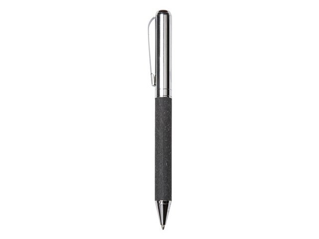 Шариковая ручка из переработанной стали и переработанной кожи "Venera", серая