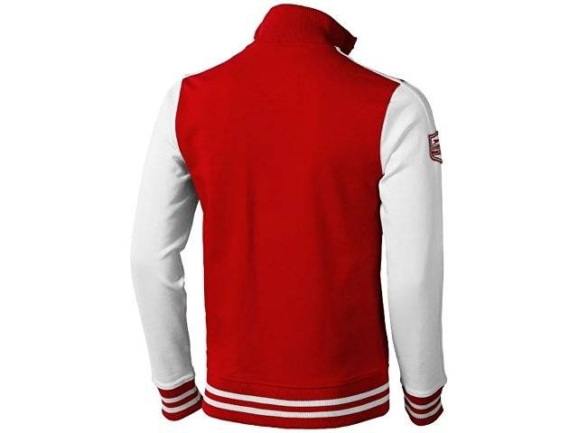 Толстовка "Varsity", красный/натуральный белый