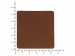 ПАТЧ КВАДРАТ soft-touch (коричневый ) 5,5 х 5,5 см