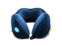 Подушка для путешествий со встроенным массажером "Massage Tranquility Pillow", синий