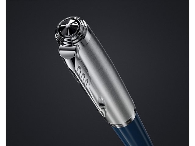 Перьевая ручка Parker 51 CORE MIDNIGHT BLUE CT, перо: F, цвет чернил: black, в подарочной упаковке.