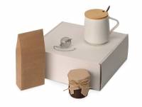 Подарочный набор с чаем, кружкой, вареньем из вишни с шоколадом и коньяком и ситечком "Tea Celebrati
