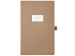 Ежедневник недатированный А5 "Total beige" с нашивкой, бежевый