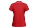 Рубашка-поло "Tamil" женская, красный/белый