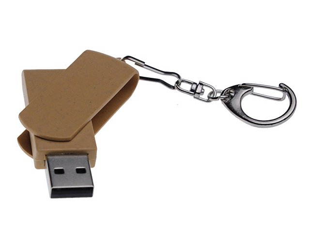 Флешка USB 2.0 Варуна на 16 ГБ, коричневый
