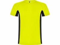 Спортивная футболка "Shanghai" мужская, неоновый желтый/черный
