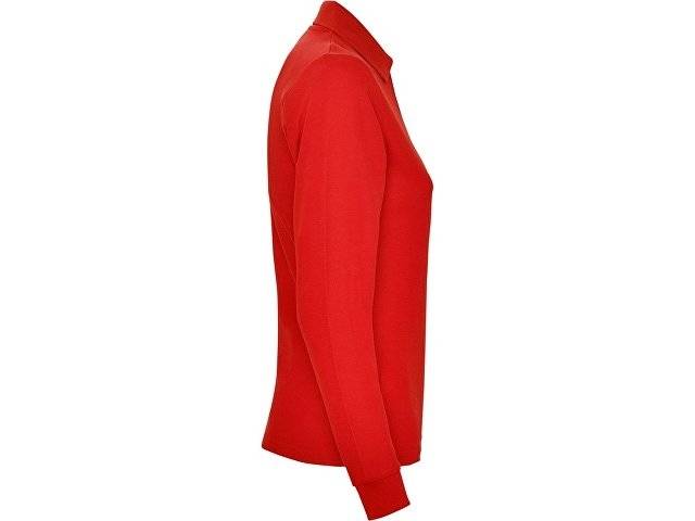 Рубашка поло "Estrella" женская с длинным рукавом, красный