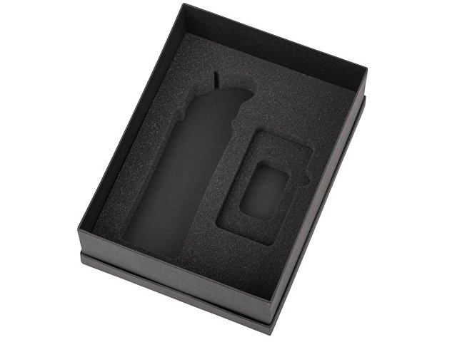 Подарочный набор с бутылкой для воды и повербанком С1, 5000 mAh, зеленое яблоко