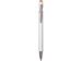 Ручка-стилус металлическая шариковая "Sway  Monochrome" с цветным зеркальным слоем, серебристый с оранжевым