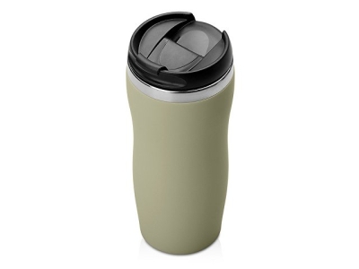 Термокружка "Mony Steel" 350 мл, soft touch, оливковый